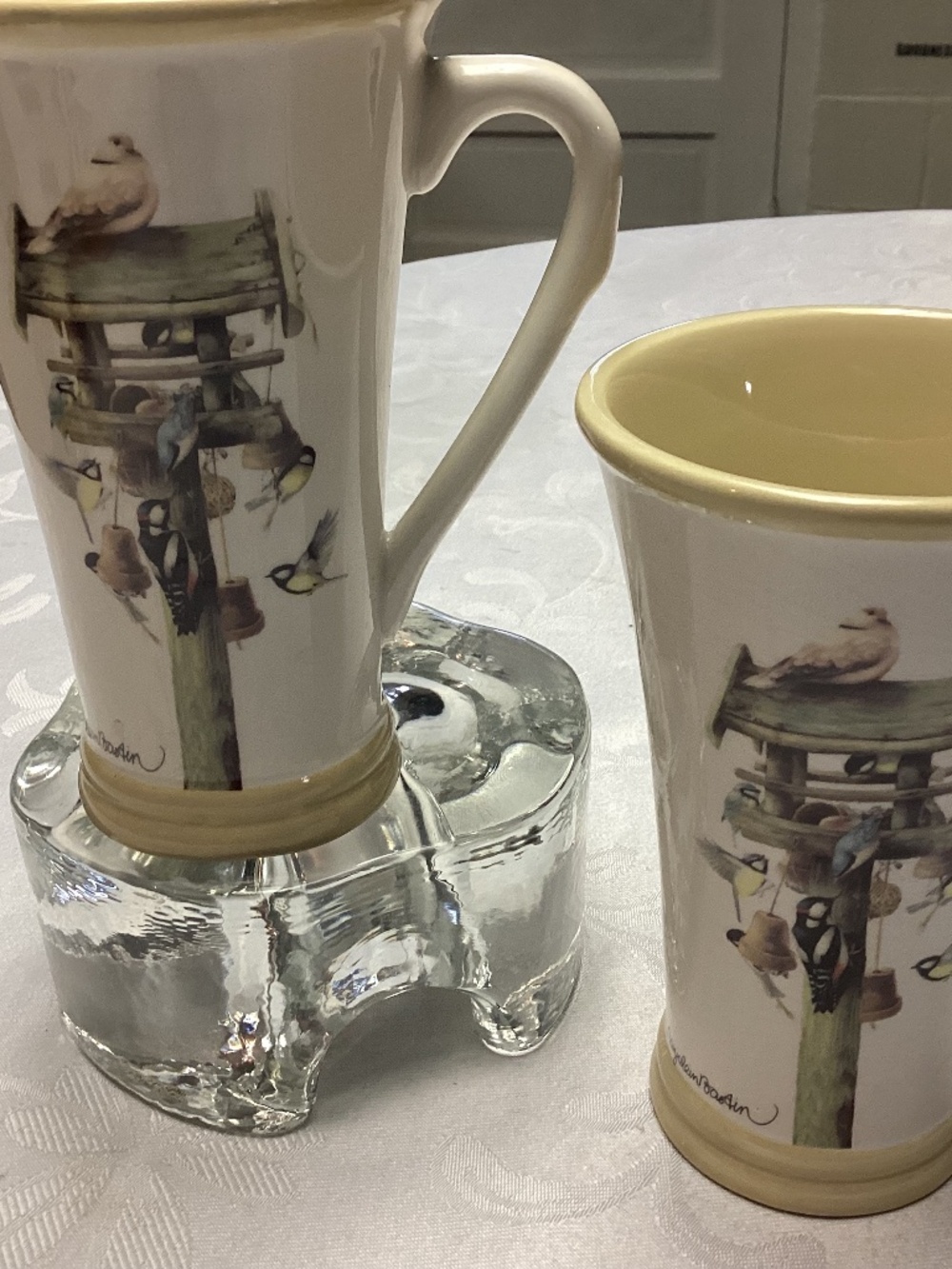 Bird mugs high style sets of two by MarJOLEIN. BASTIN.